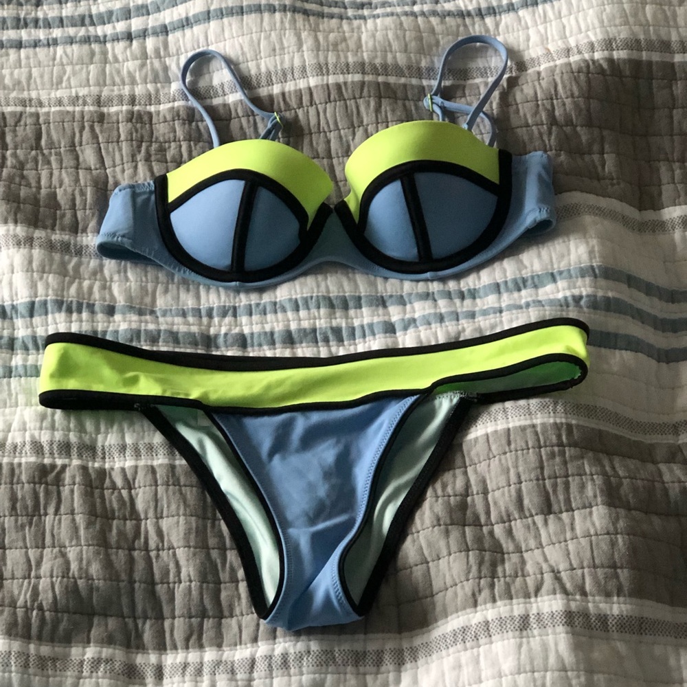 Victoria secret color block  Bikini set